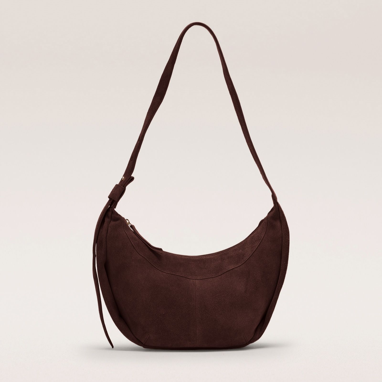 Outlet Denim & Co. Suede Slouch Crossbody Bag