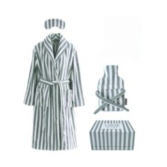 Cozee Home Stripe Robe Gift Set