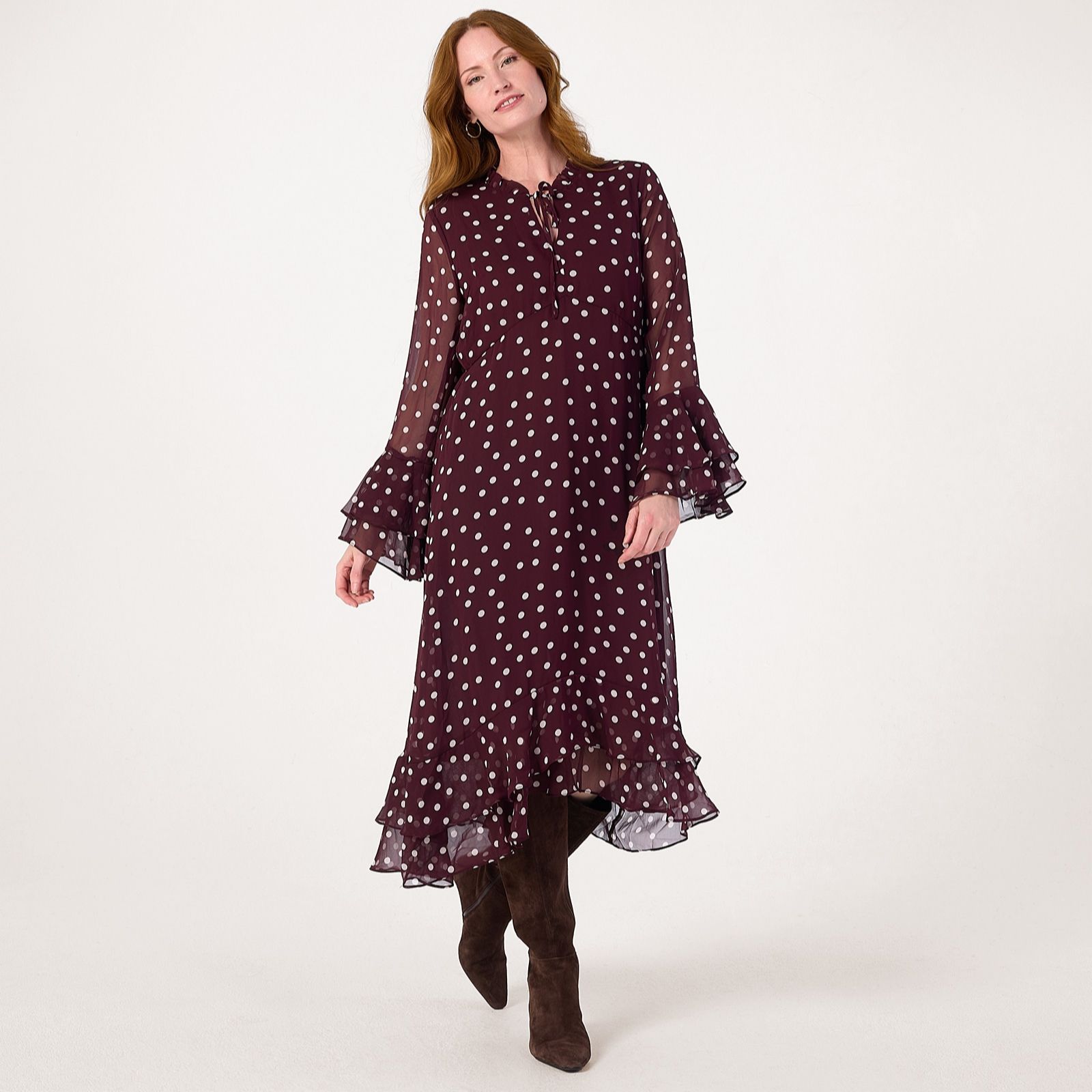 Izabel London Polka Dot Dress