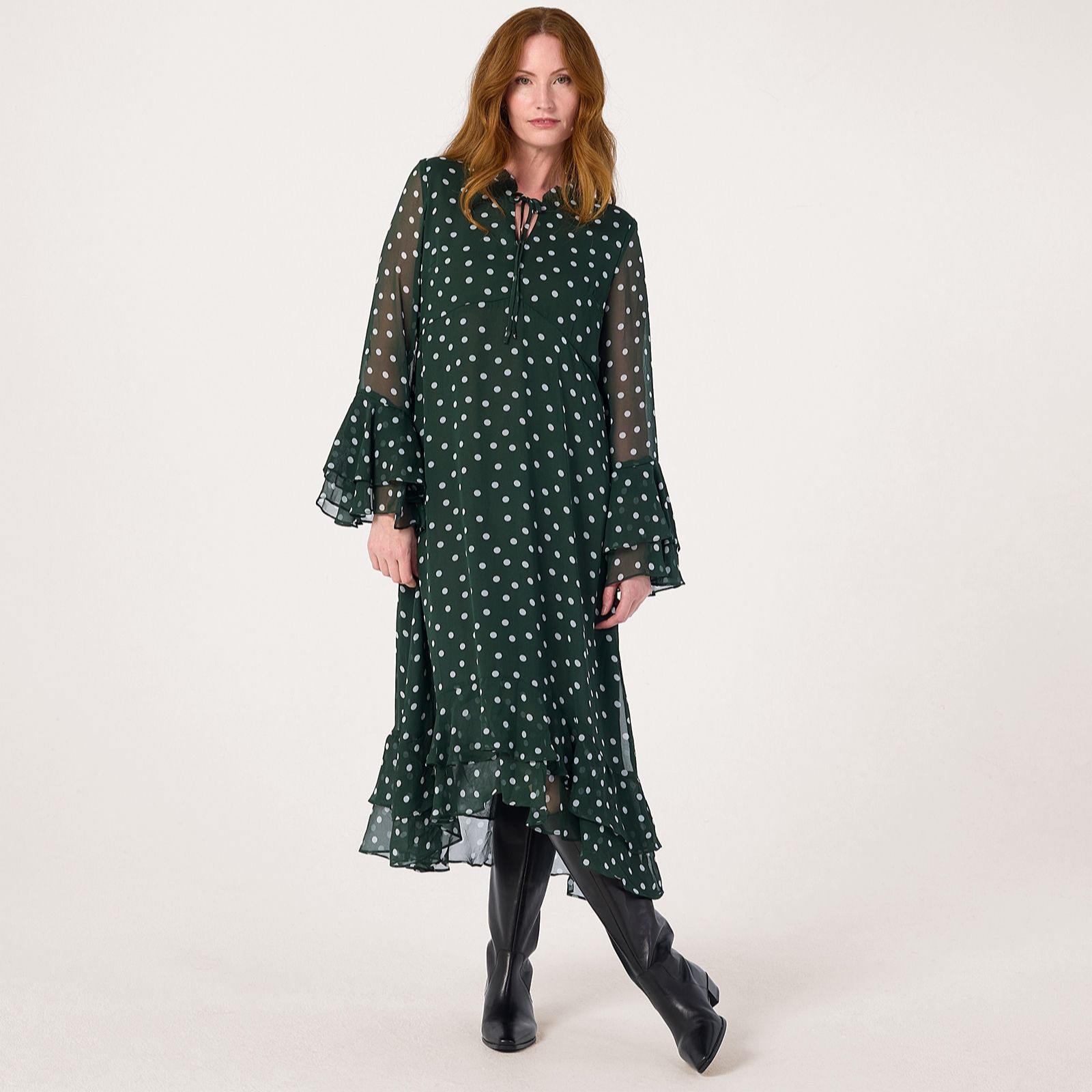 Izabel London Polka Dot Dress