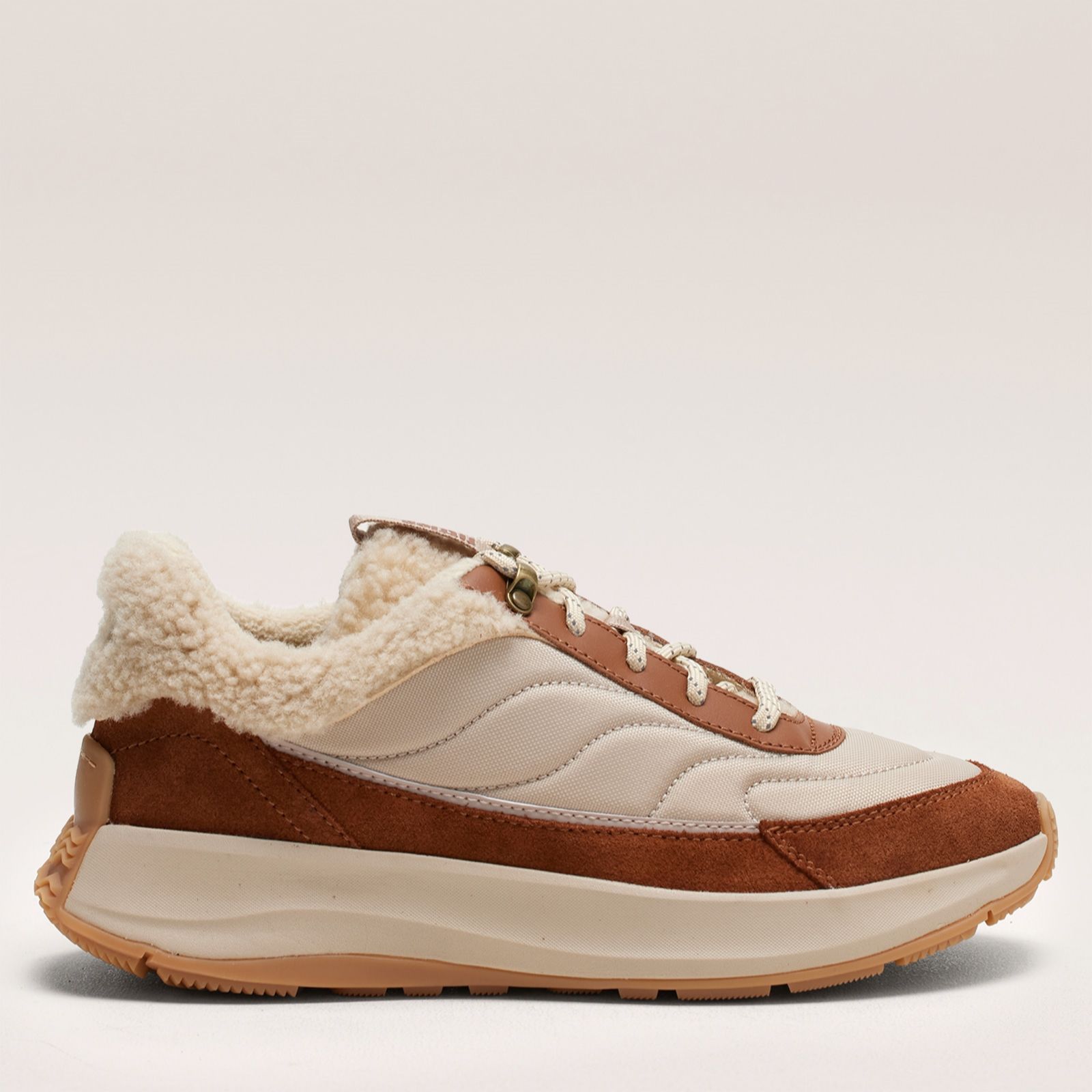 FitFlop F-Mode Flow Shearling-Mix Trainers