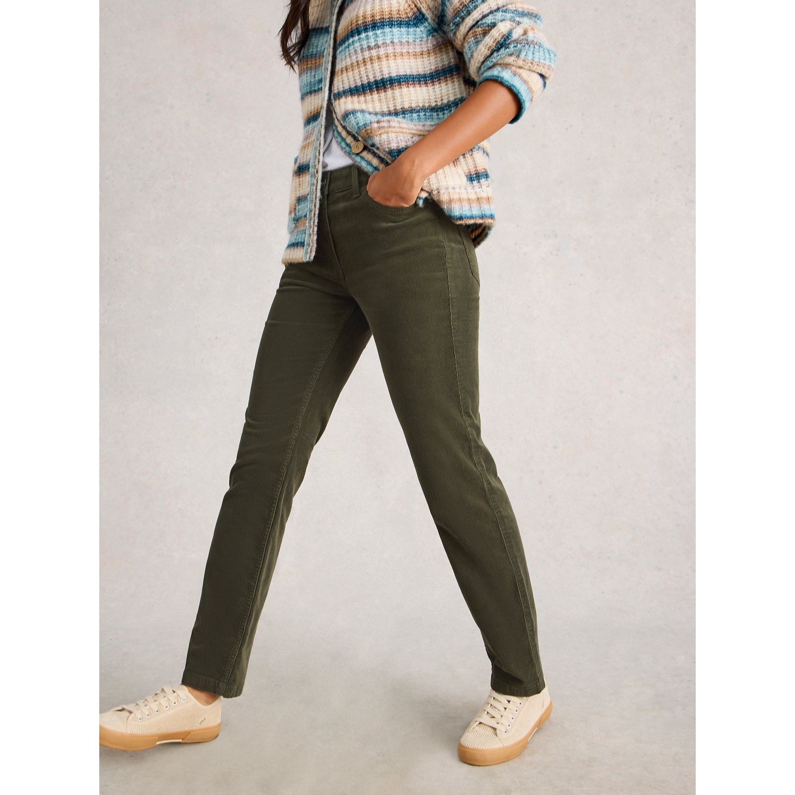 White Stuff Brooke Cord Straight Trouser