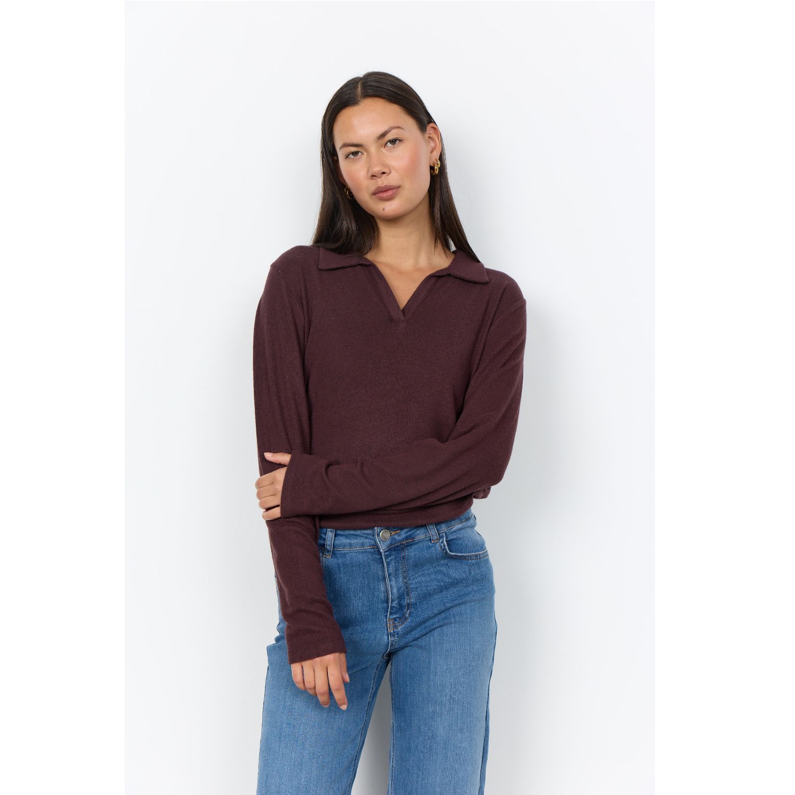 SOYACONCEPT Biara Knitted Collar Top