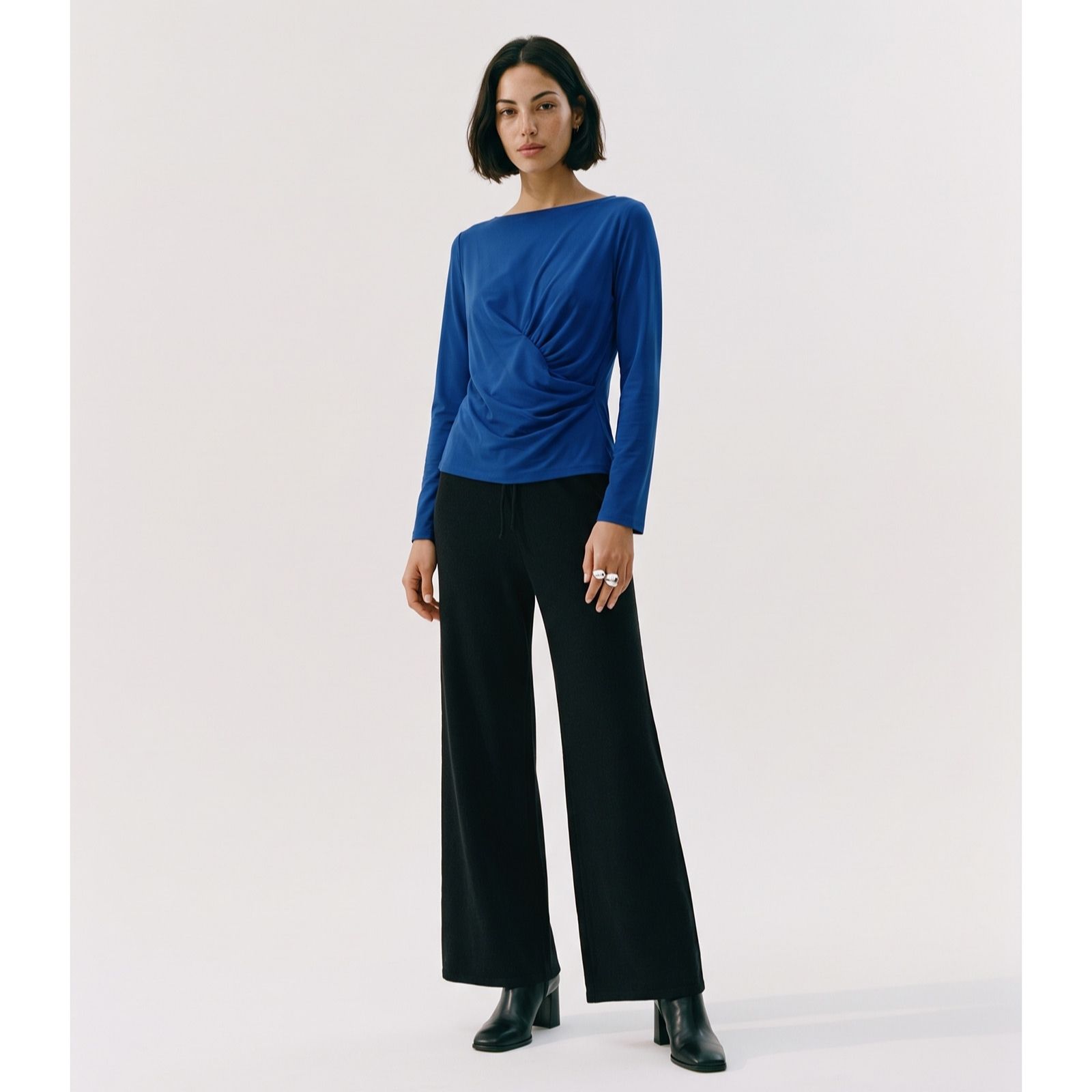 Vero Moda Draped Front Jersey Top