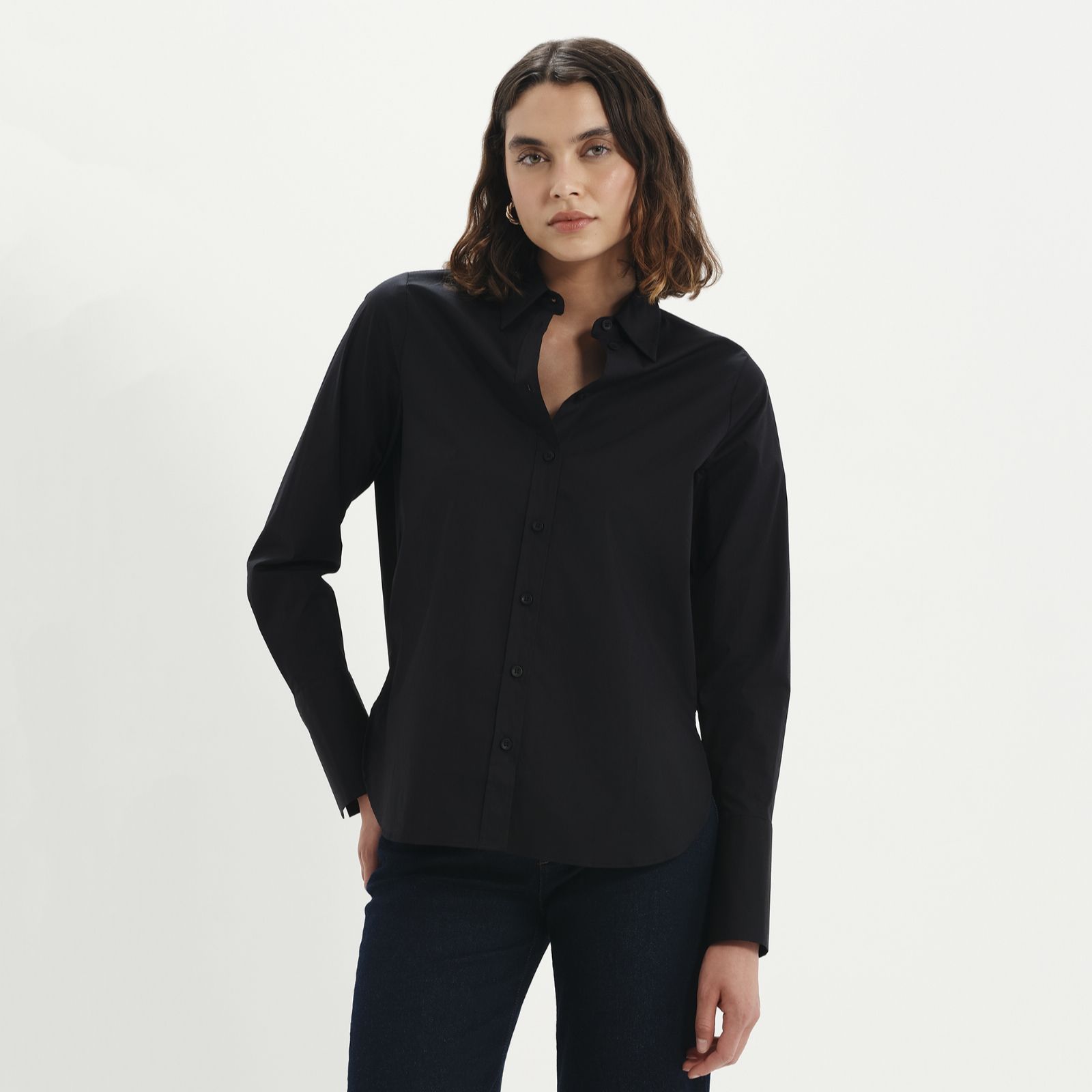 Finery London Dillion Cotton Poplin Shirt