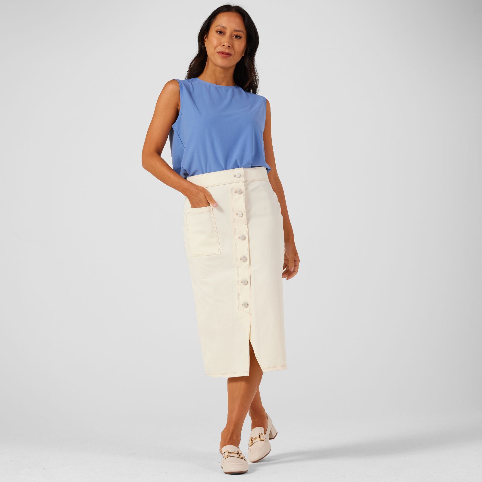 Corduroy skirt clearance qvc