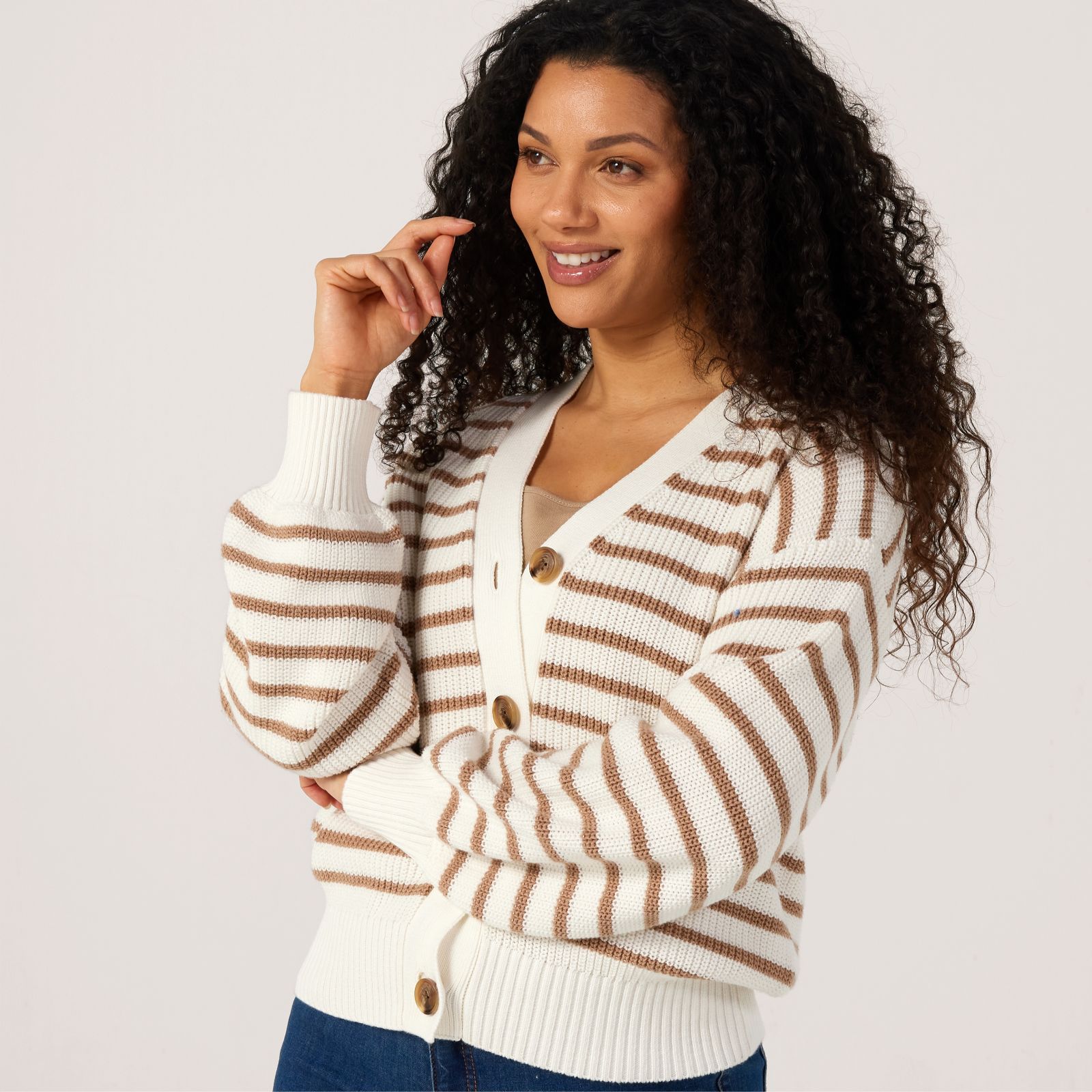 Ruth Langsford Stripe Cardigan