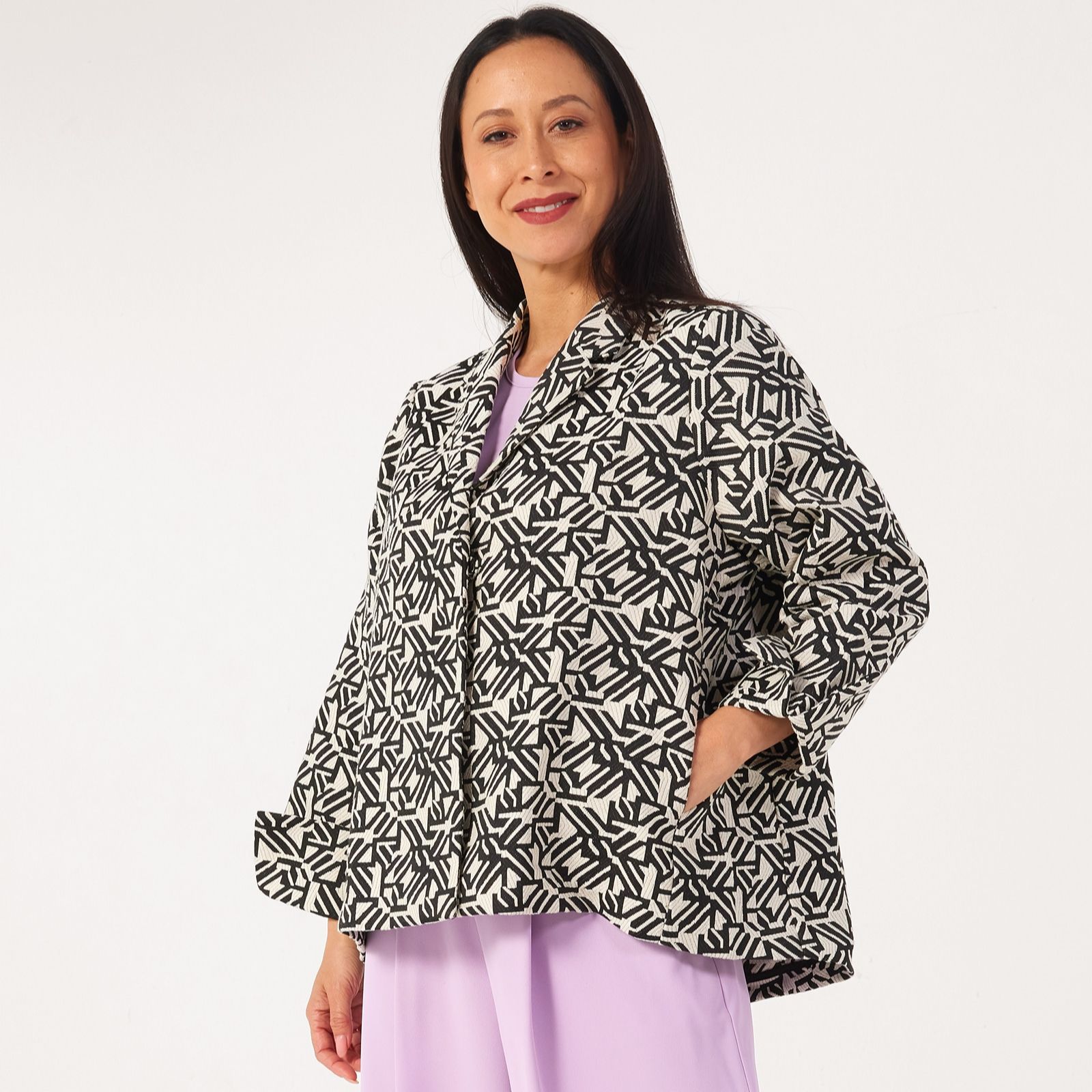 MarlaWynne Collection Jacquard Summer Light Jacket
