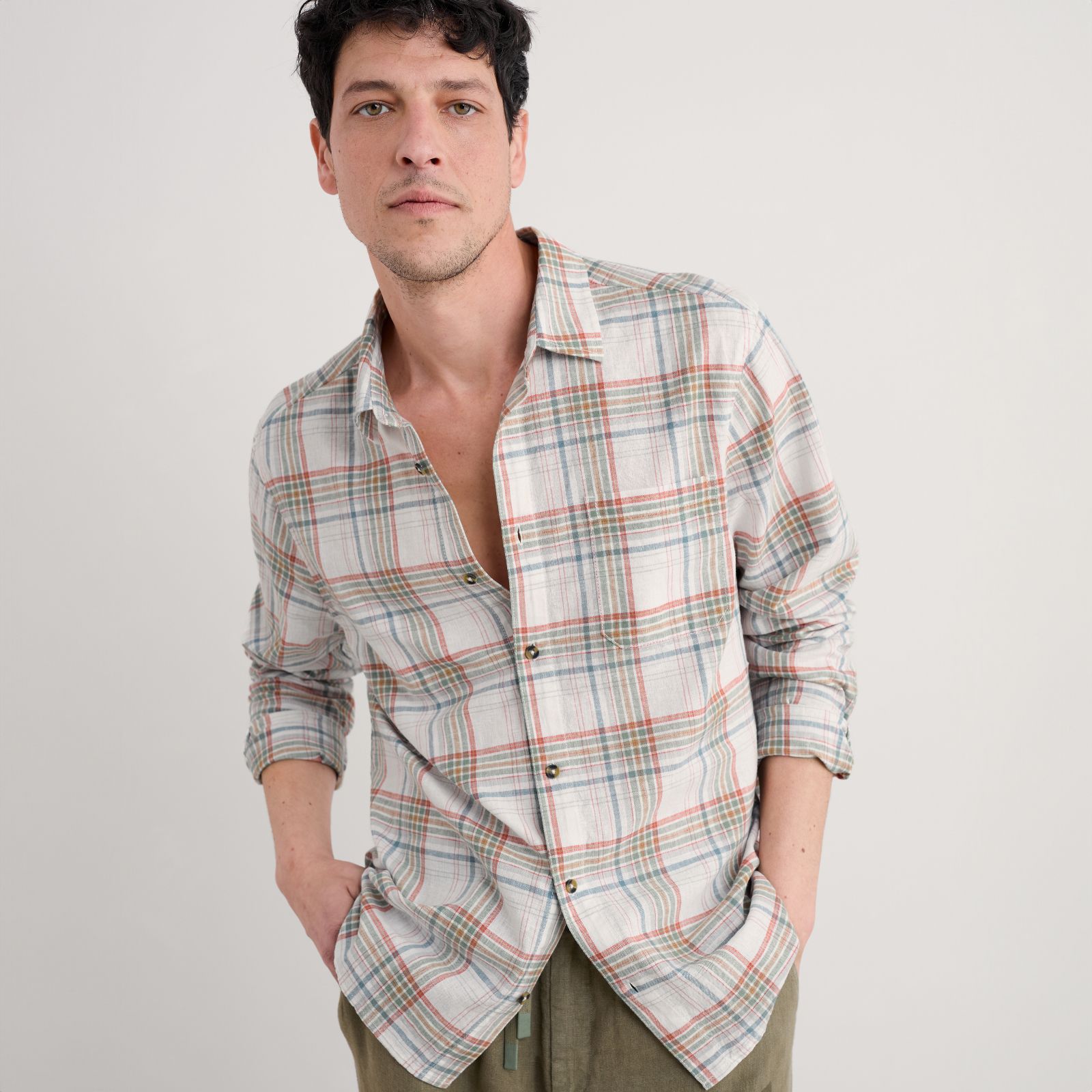Seasalt Cornwall Men's Dip Circle Check Shirt