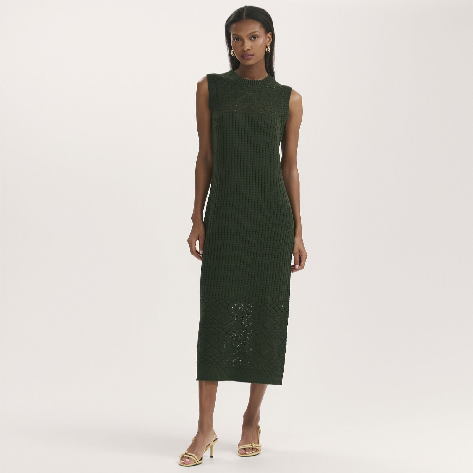 Finery London Ravi Light Knit Stretch Midi Dress