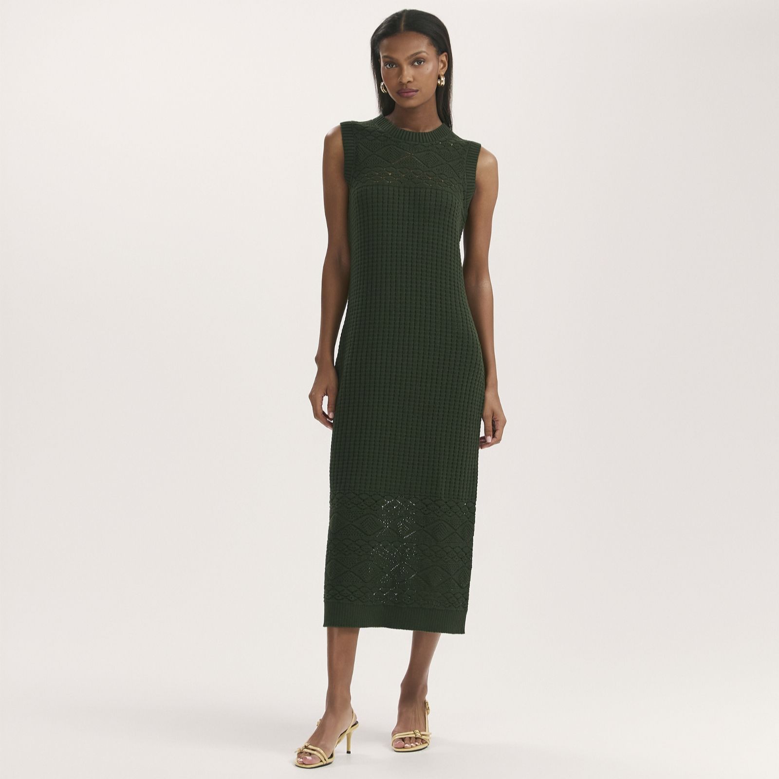 Finery London Ravi Light Knit Stretch Midi Dress