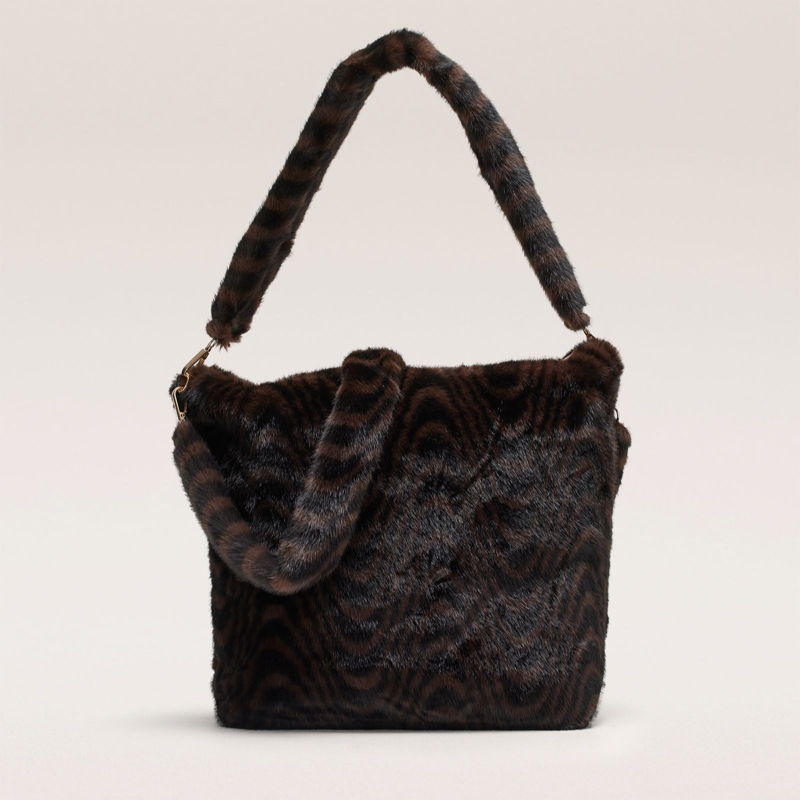 Malissa J Large Faux Fur Multiway Bag