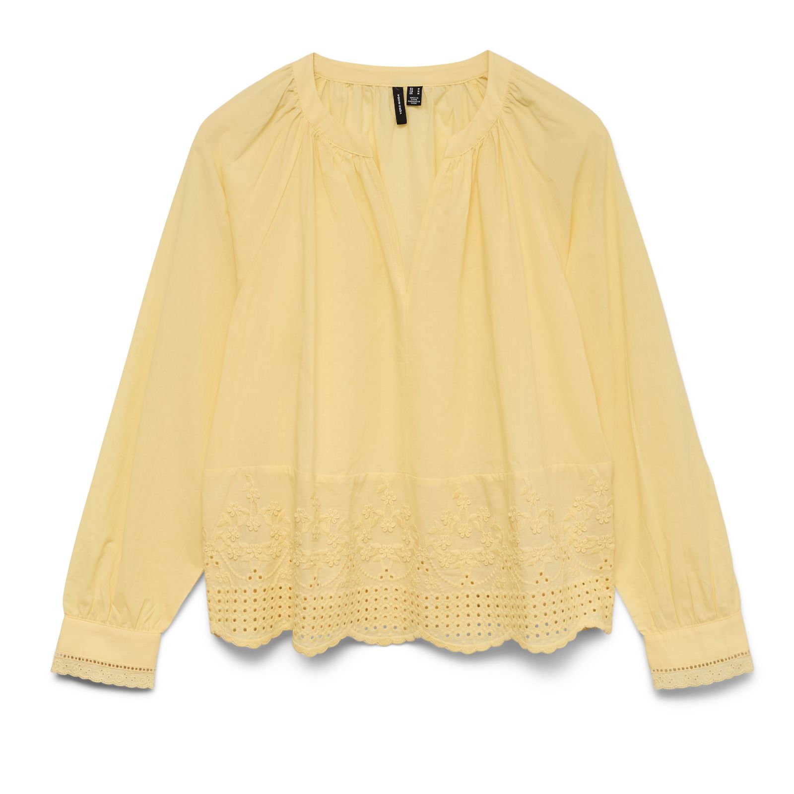 Vero Moda Milana Broderie Hem Blouse