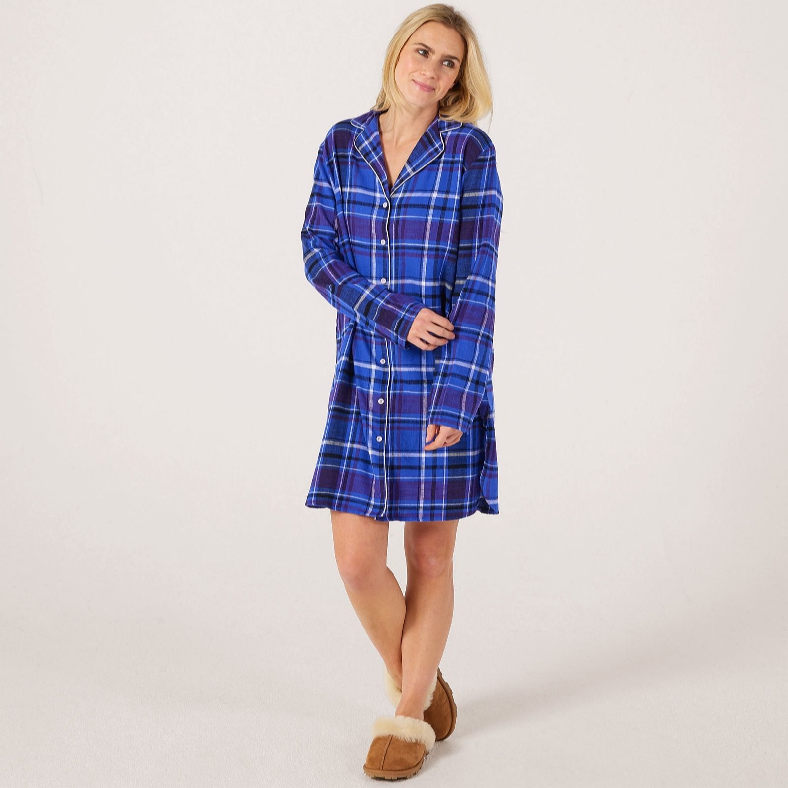 Triumph Boyfriend Checked Shirt Night Dress