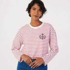 Ben De Lisi Country Club Motif Stripe Top