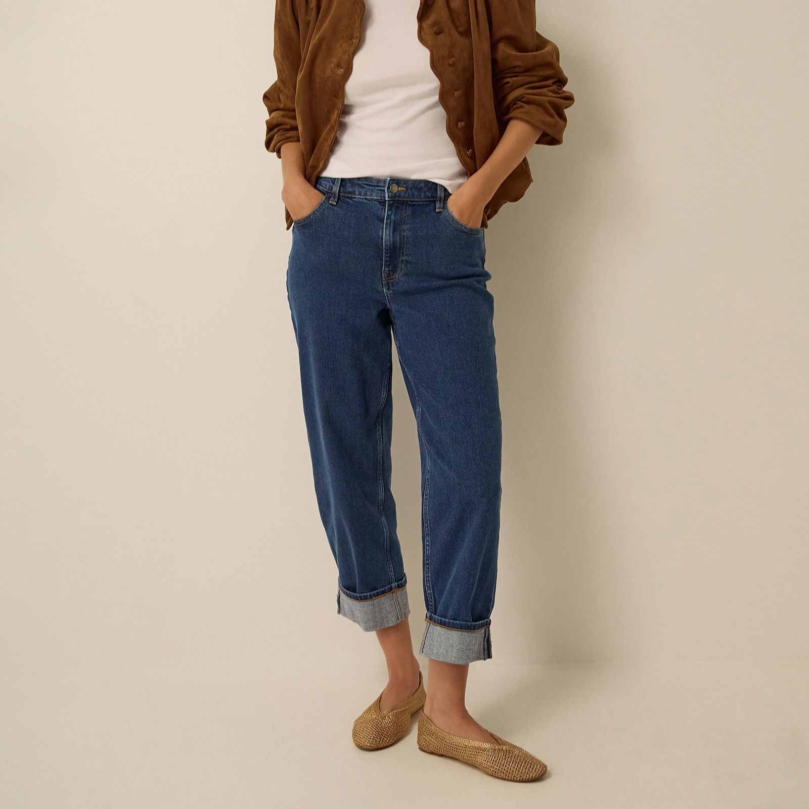 Monsoon Tabitha Turn Up Denim Jean