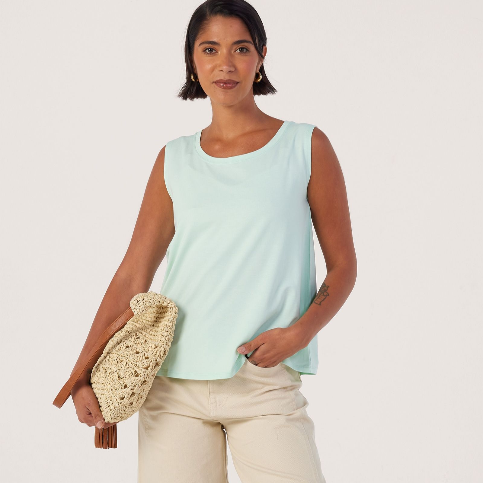 Masai Copenhagen Elisa Vicose Stretch Jersey Basic Top