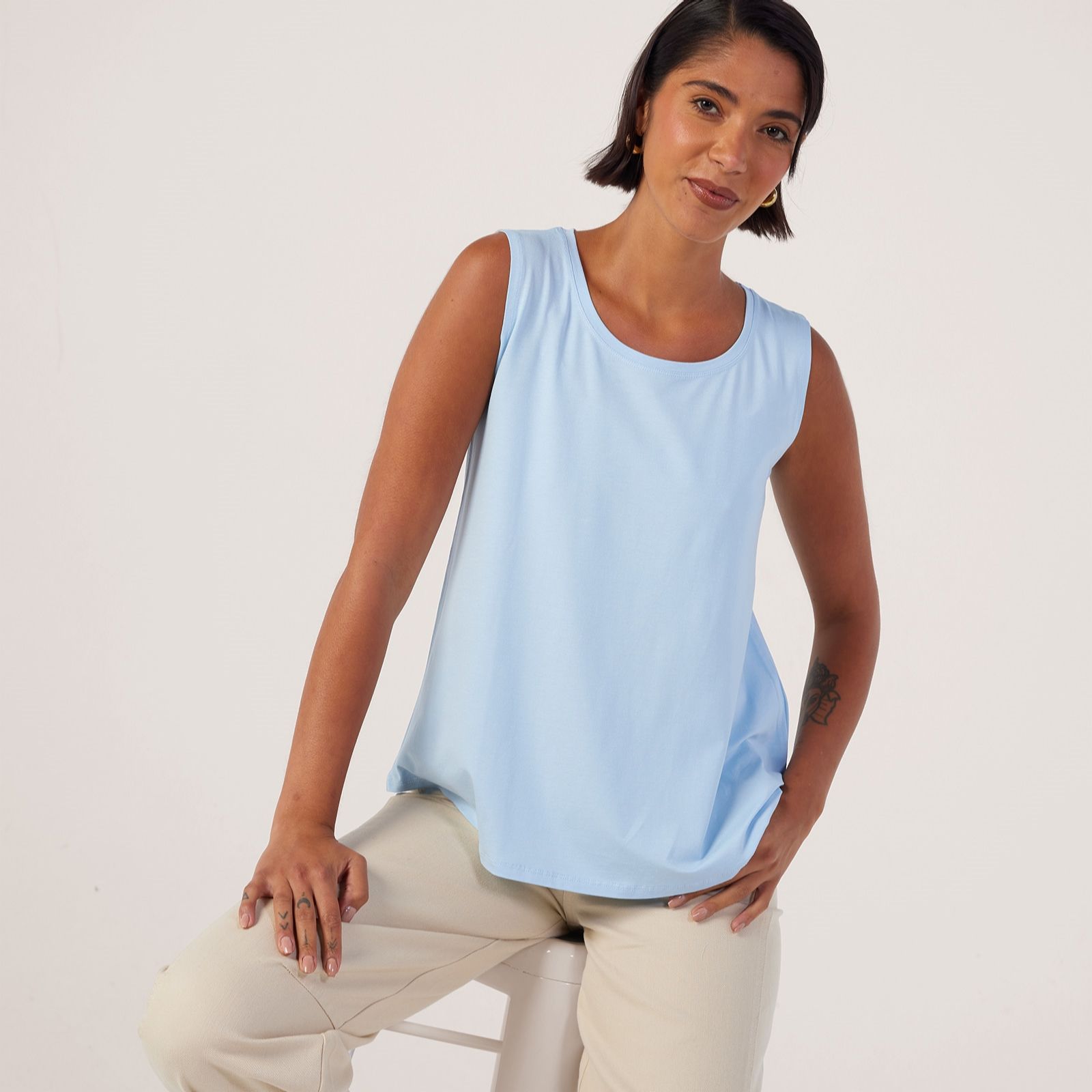 Masai Copenhagen Elisa Vicose Stretch Jersey Basic Top