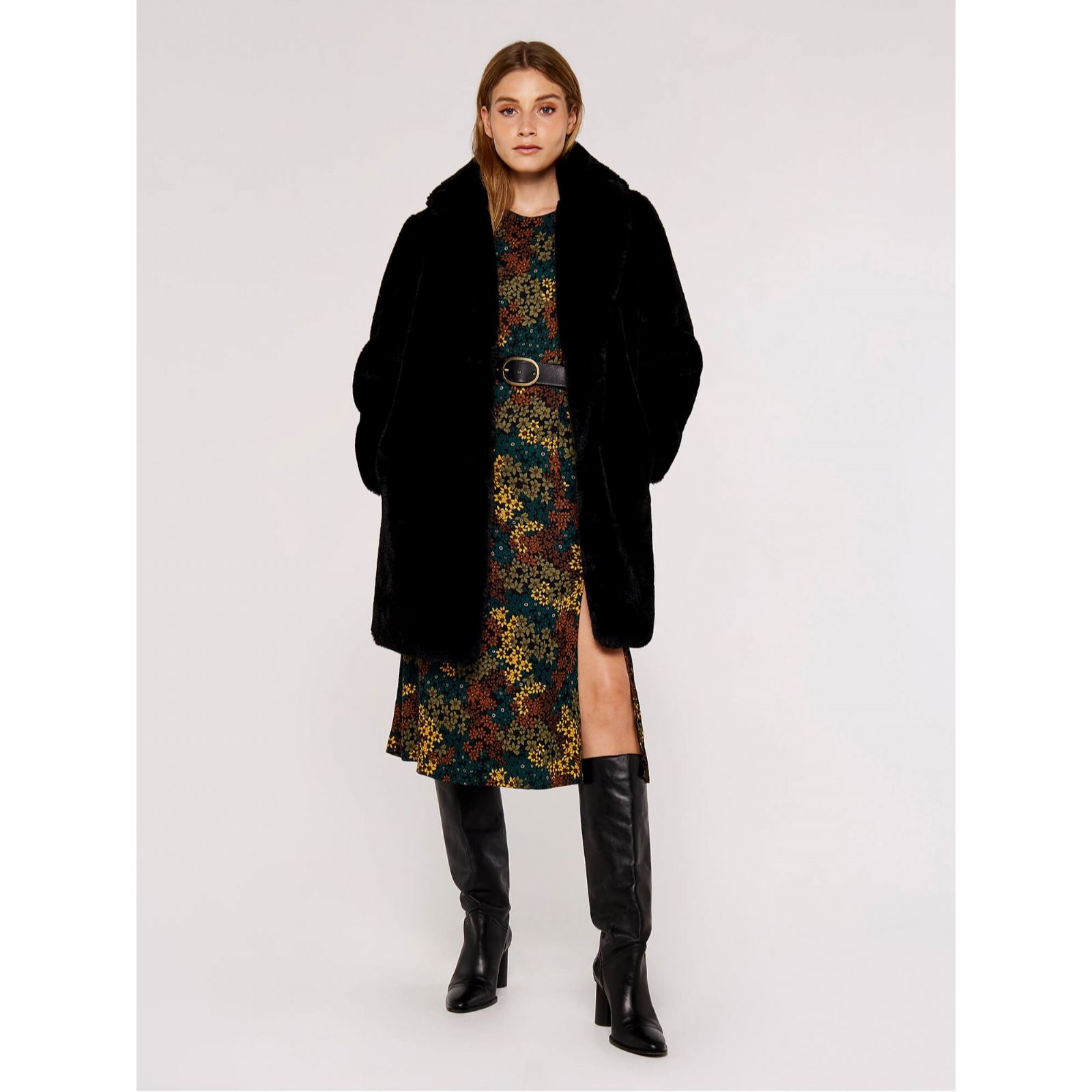 Apricot Oversized Supersoft Furcoat
