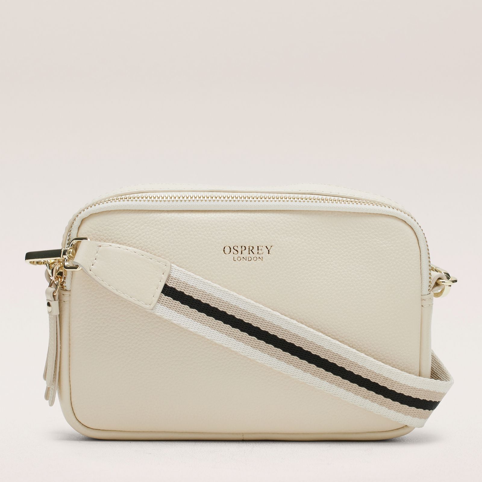 Osprey London Poppy Leather Crossbody Bag