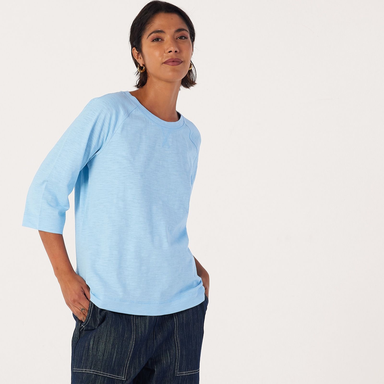 Ben de Lisi 3/4 Sleeve Raglan Tee