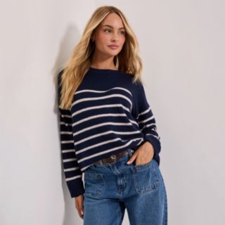 Dorothy Perkins Stripe Placement Crew Jumper