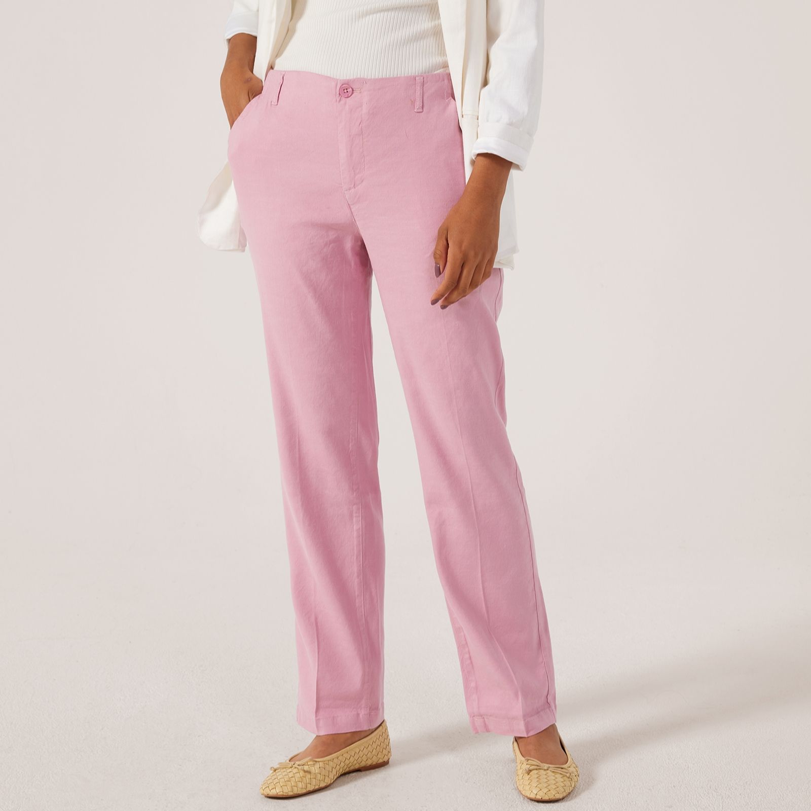 NYDJ Marilyn Stretch Linen Blend Trouser