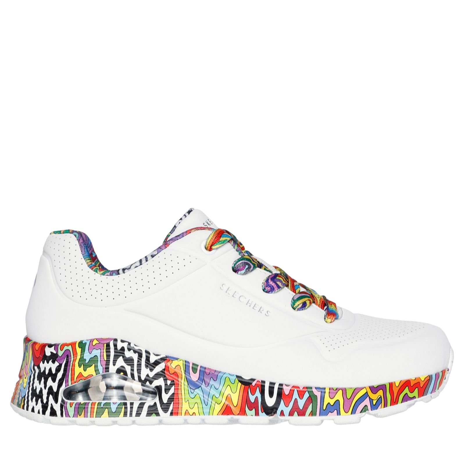 Skechers Uno Mini Drip Lace-Up Trainer