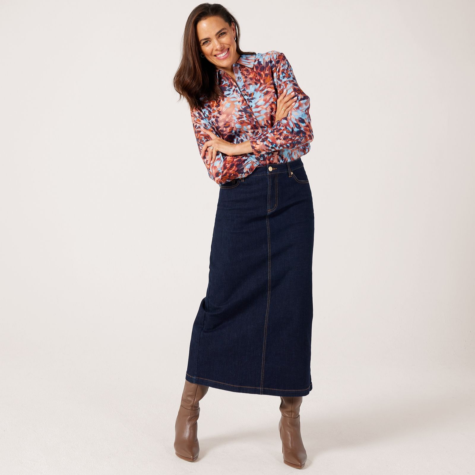 Ruth Langsford Printed Button Through Shirt