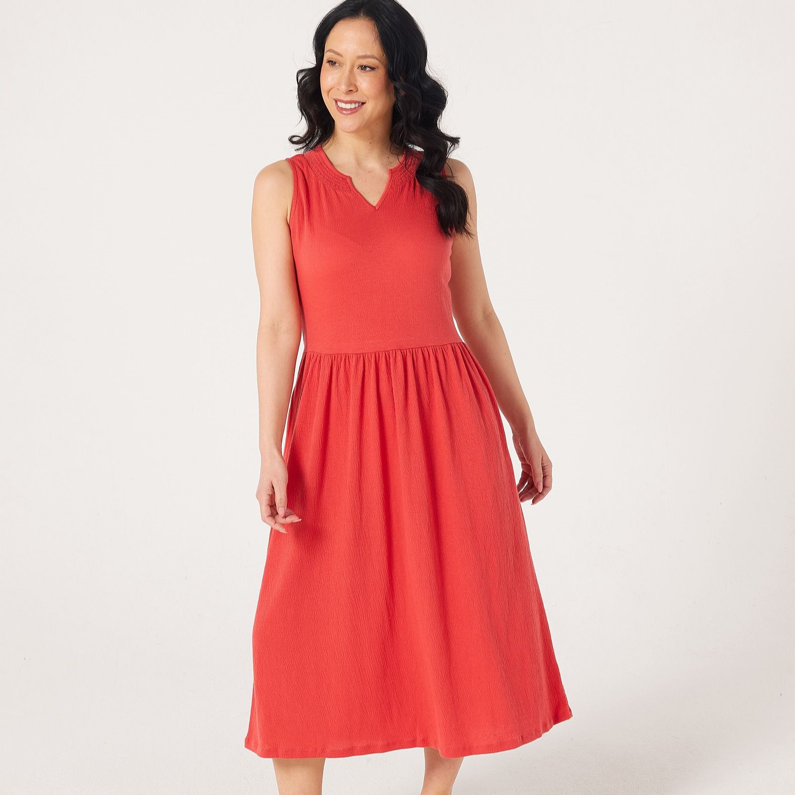 Denim & Co. Knitted Sleeveless Dress Petite