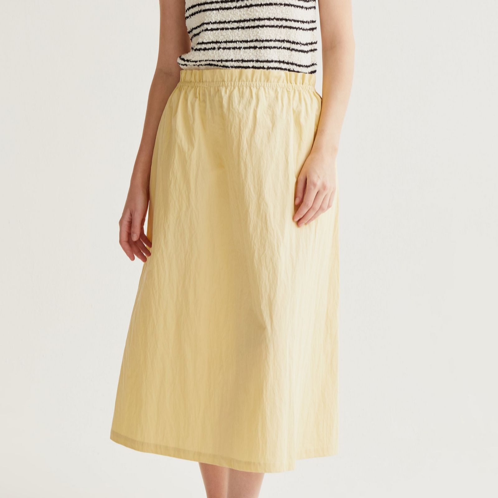 Compania Fantastica Tie Waist Midi Skirt