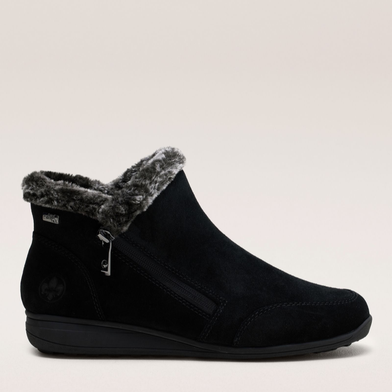 Outlet Rieker Suede Warm Lined Water-Resistant Boots
