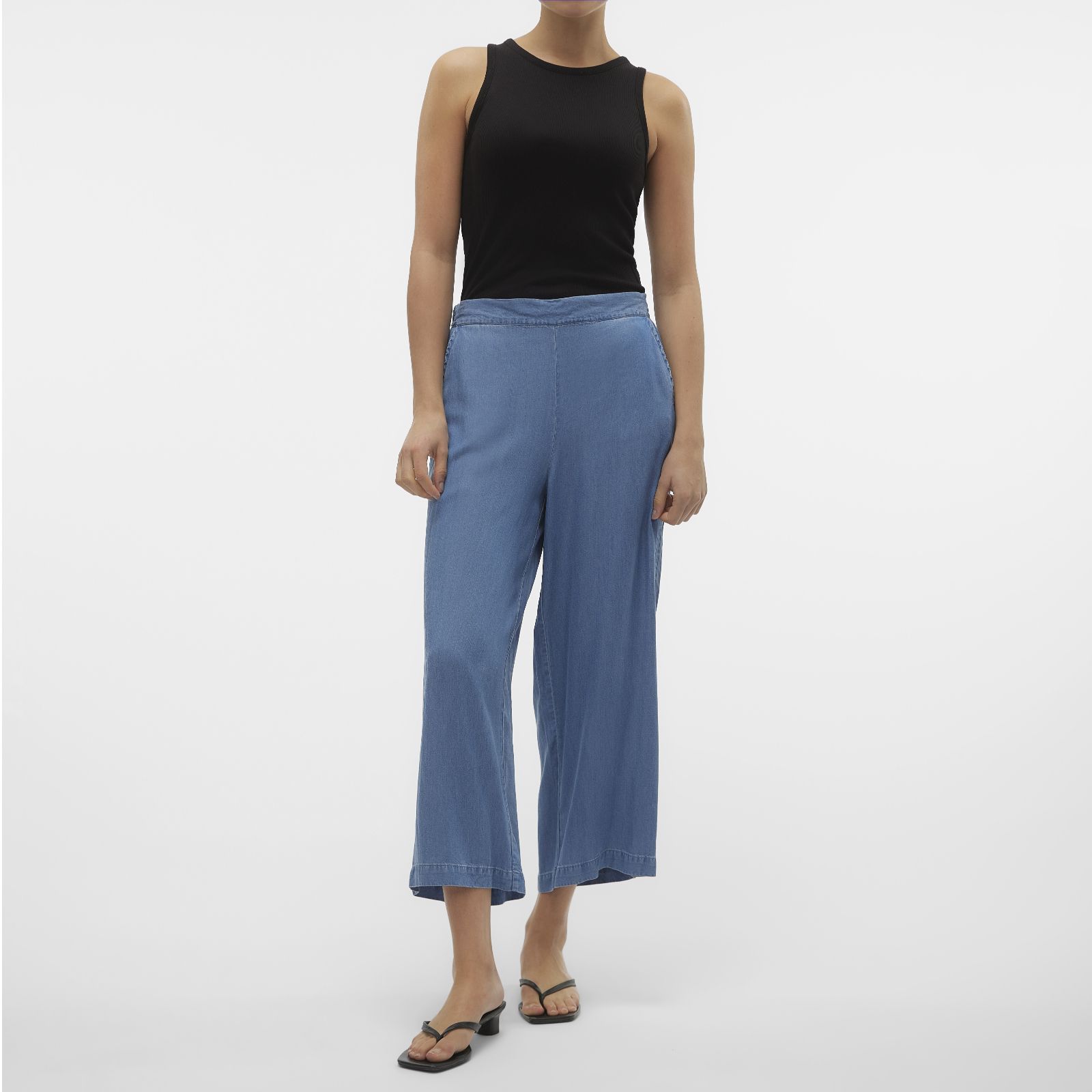 Vero Moda Bree Wide-Leg Tencel Culottes