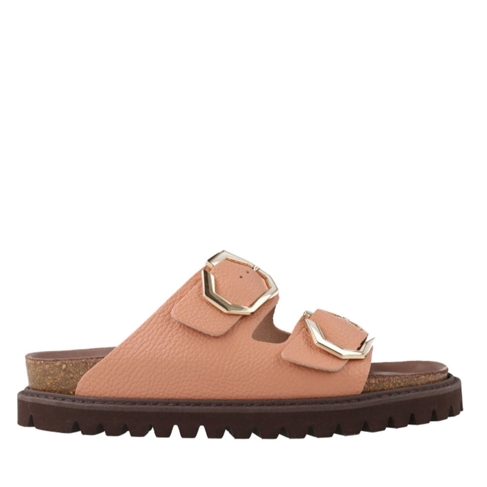 Genuins Galia Embossed Leather Sandal