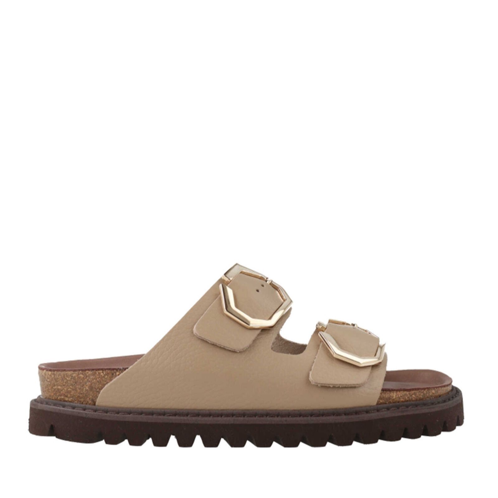 Genuins Galia Embossed Leather Sandal