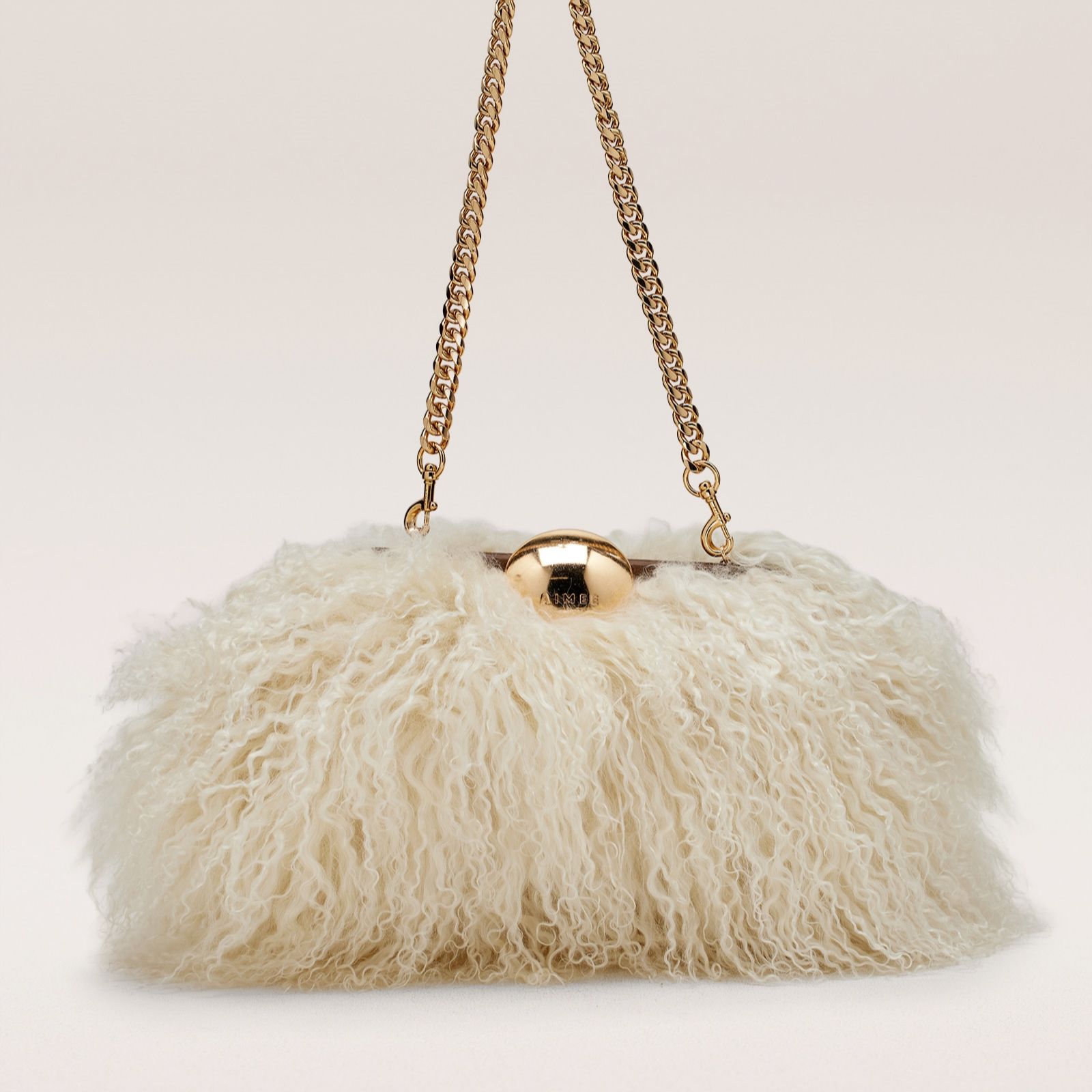 Aimee Kestenberg Full Circle Shearling Convertible Clutch
