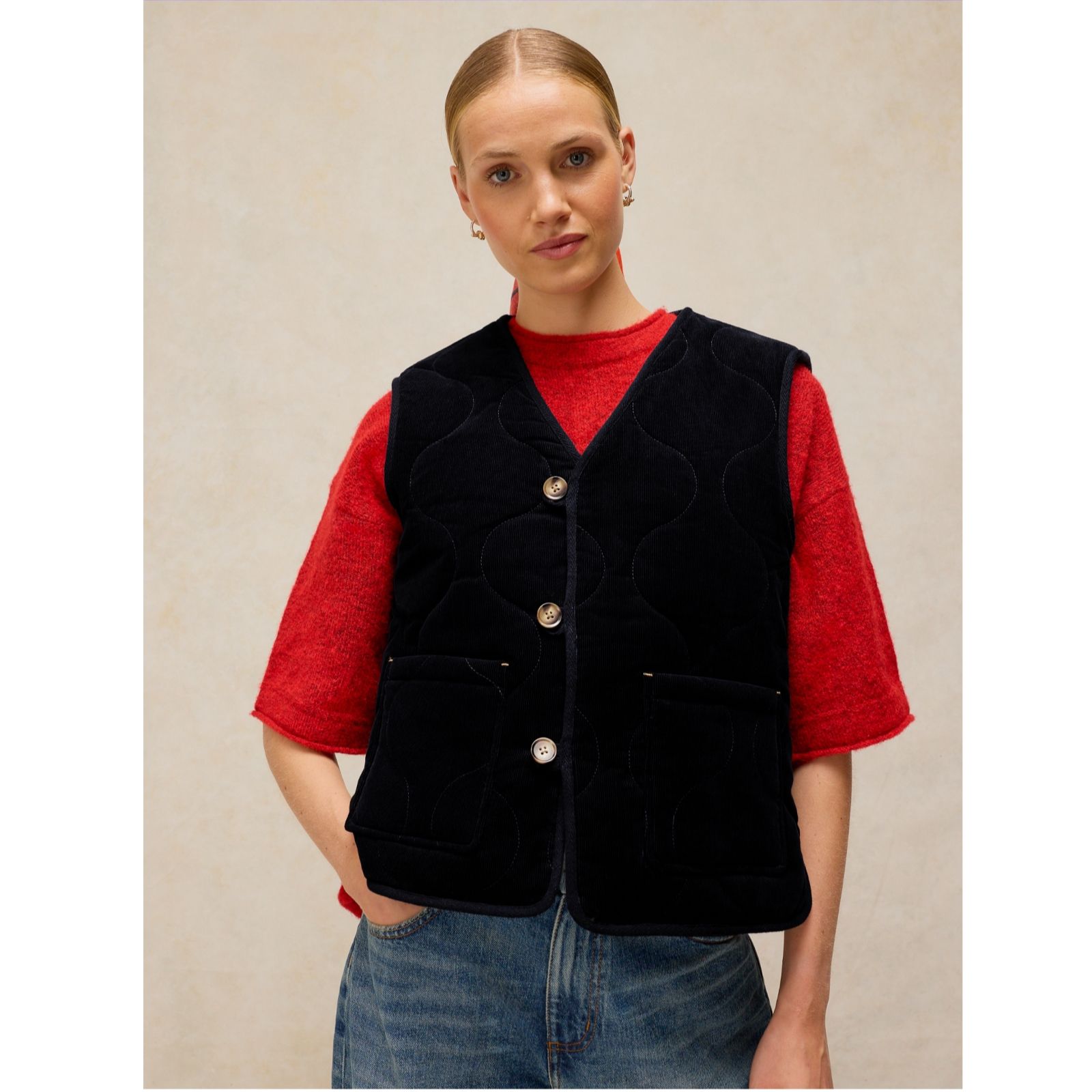 White Stuff Emery Reversible Gilet