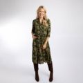 Weird Fish Hellen Crepe Viscose Printed Shirt Dress