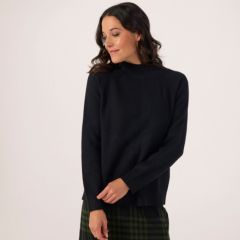 Denim & Co. Seam Detail Roll Neck Jumper