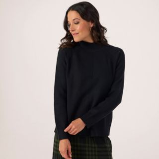 Denim & Co. Seam Detail Roll Neck Jumper