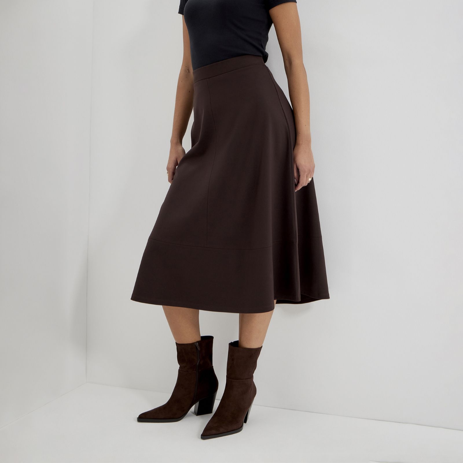 Finery London Mikia Ponte Skirt