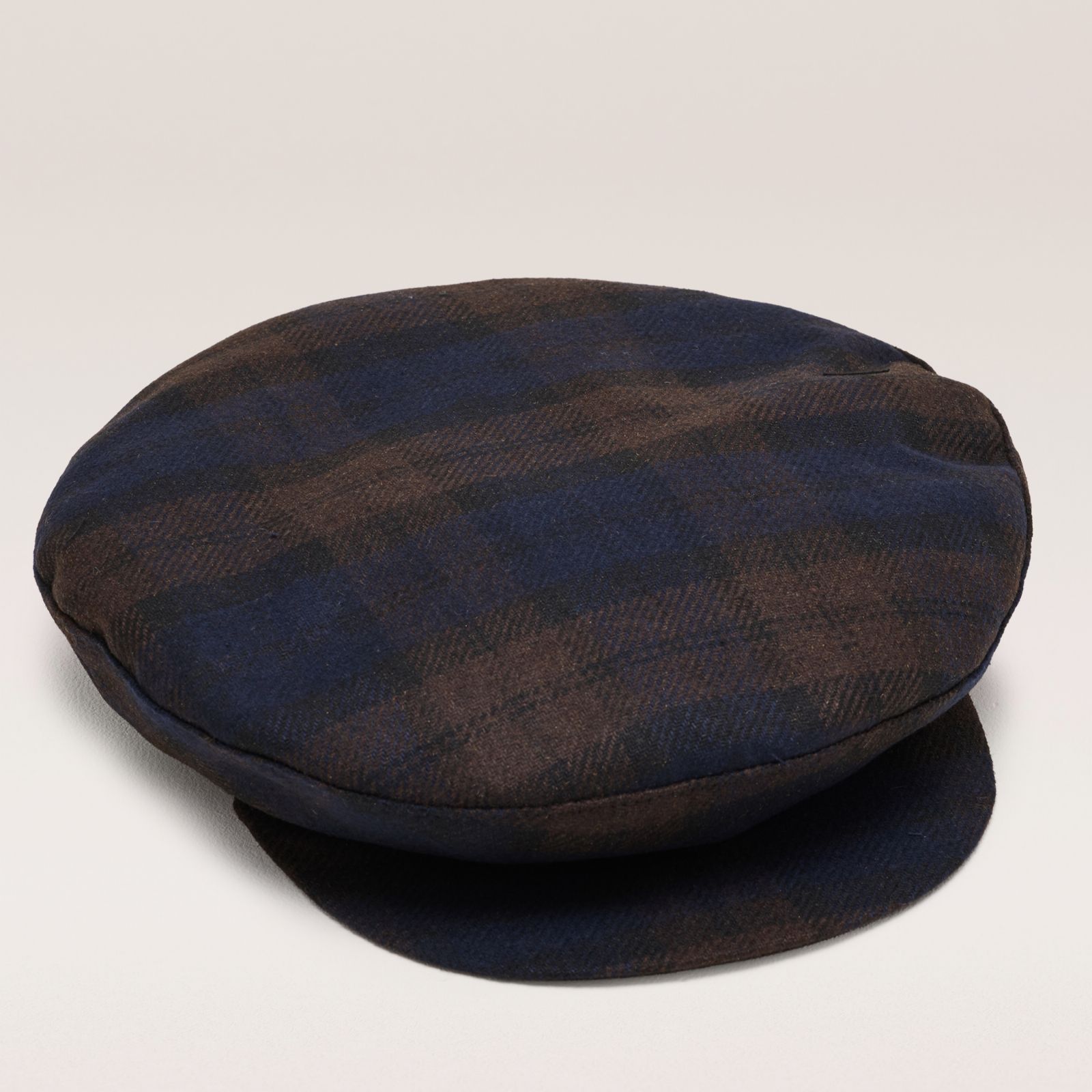 Helene Berman x Katy Classic Hertiage Wool Blend Checked Baker Boy Hat