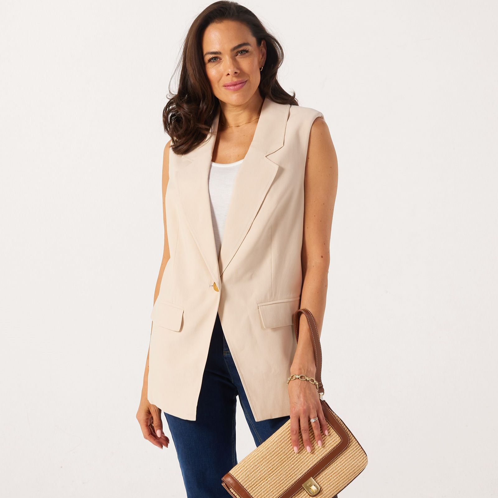 Ruth Langsford Longline Waistcoat