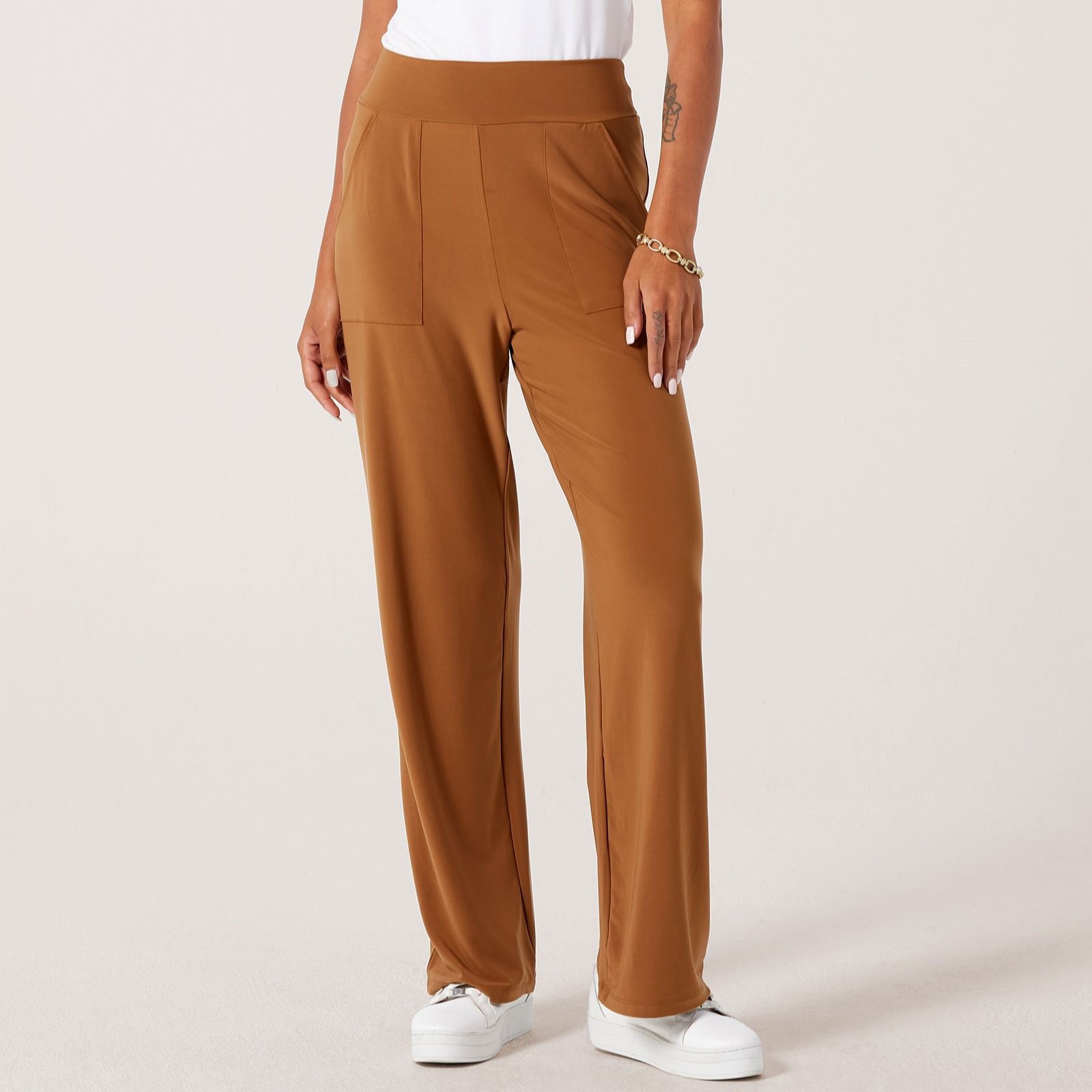 Kim & Co Deluxe Brazil Jersey Cargo Trouser Petite