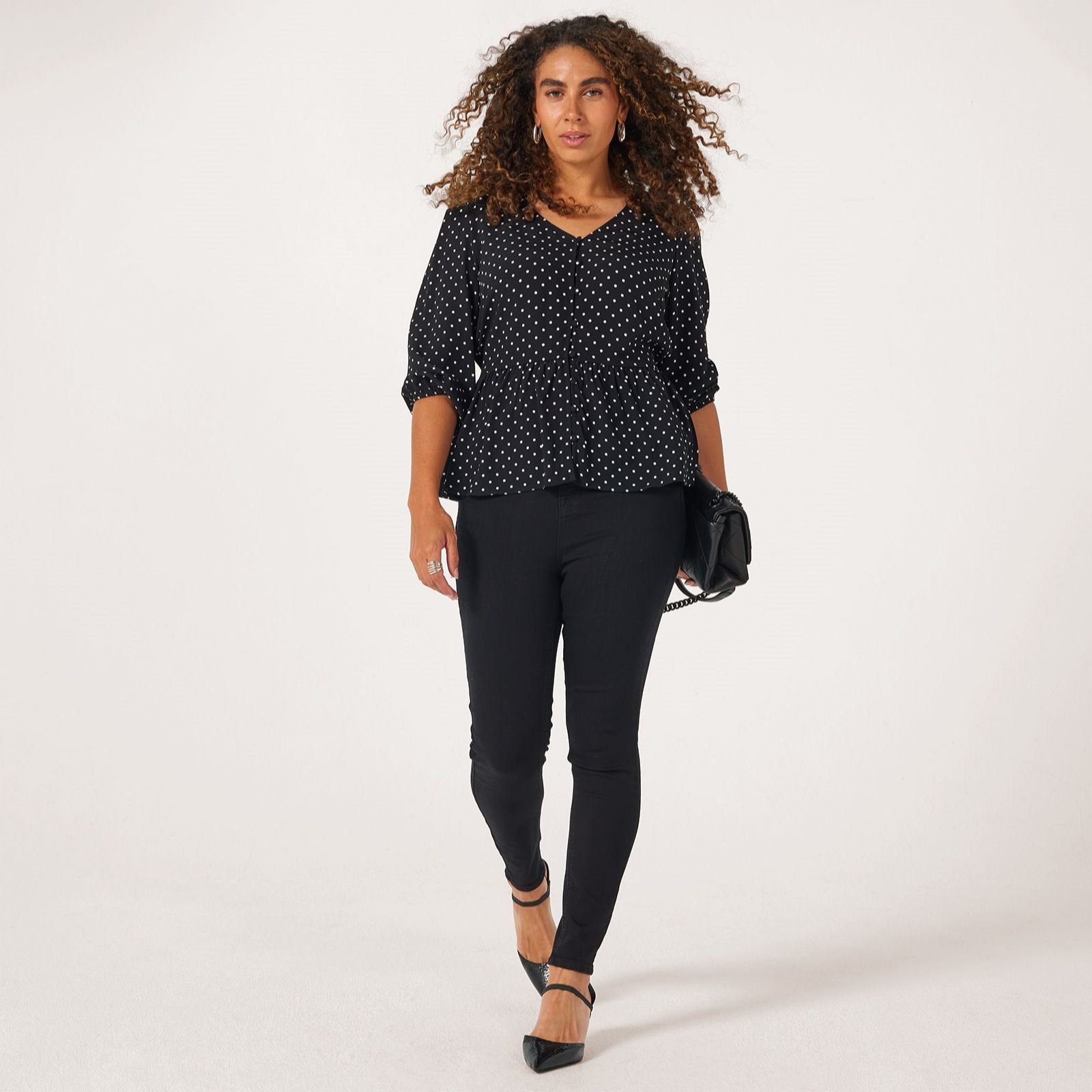 Dannii Minogue Peplum Blouse Petite
