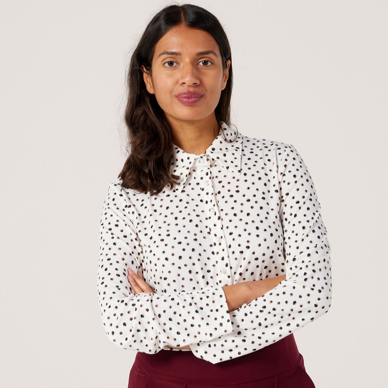 Kim & Co Printed Brazil Jersey Long Sleeve Shirt
