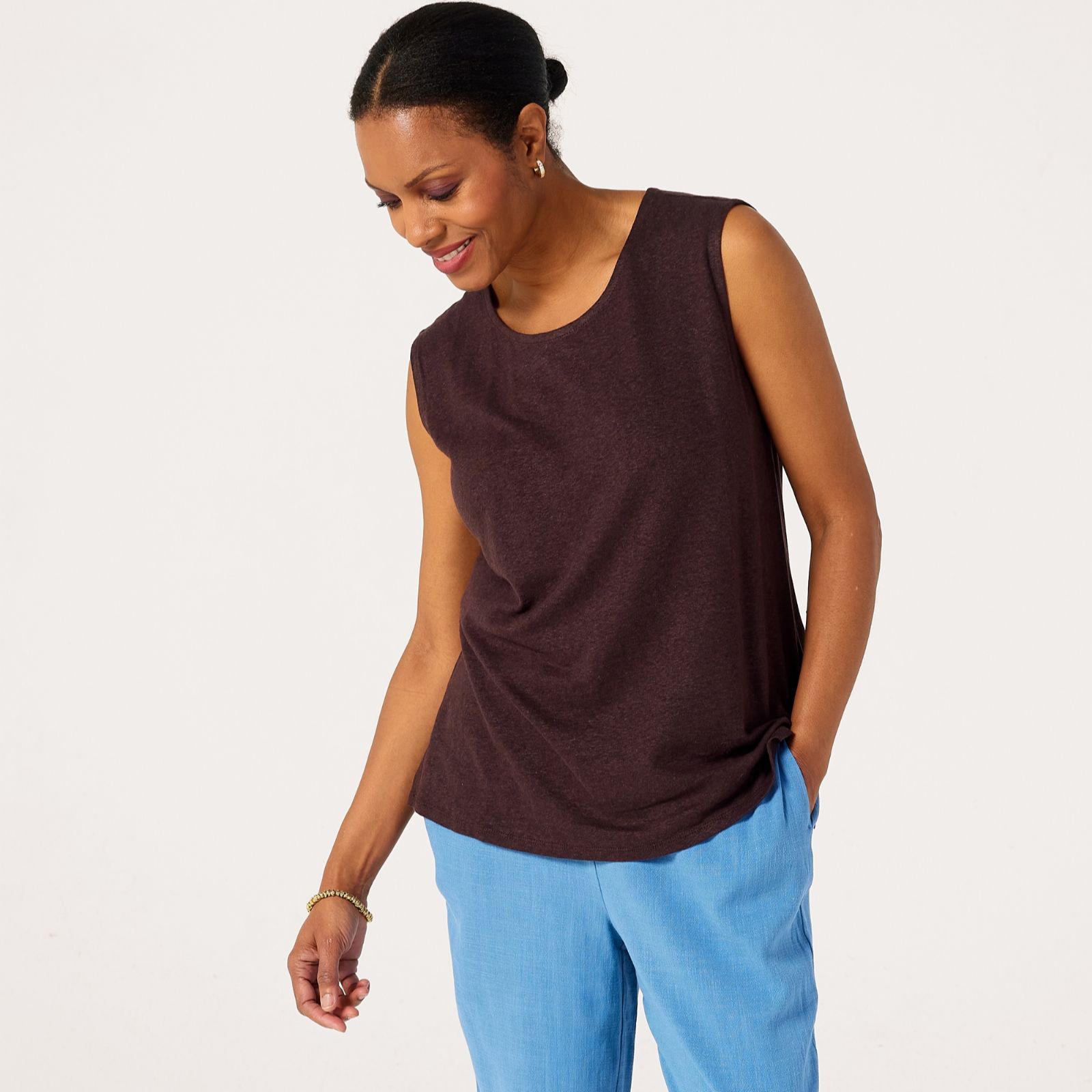 Ruth Langsford Linen Blend Sleeveless Top