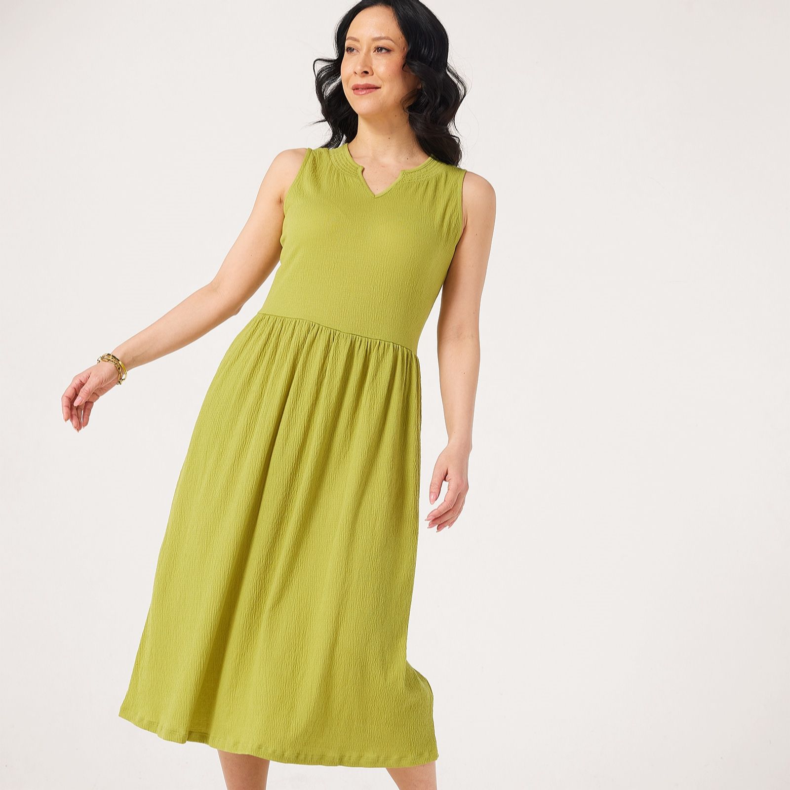 Denim & Co. Knitted Sleeveless Dress Standard