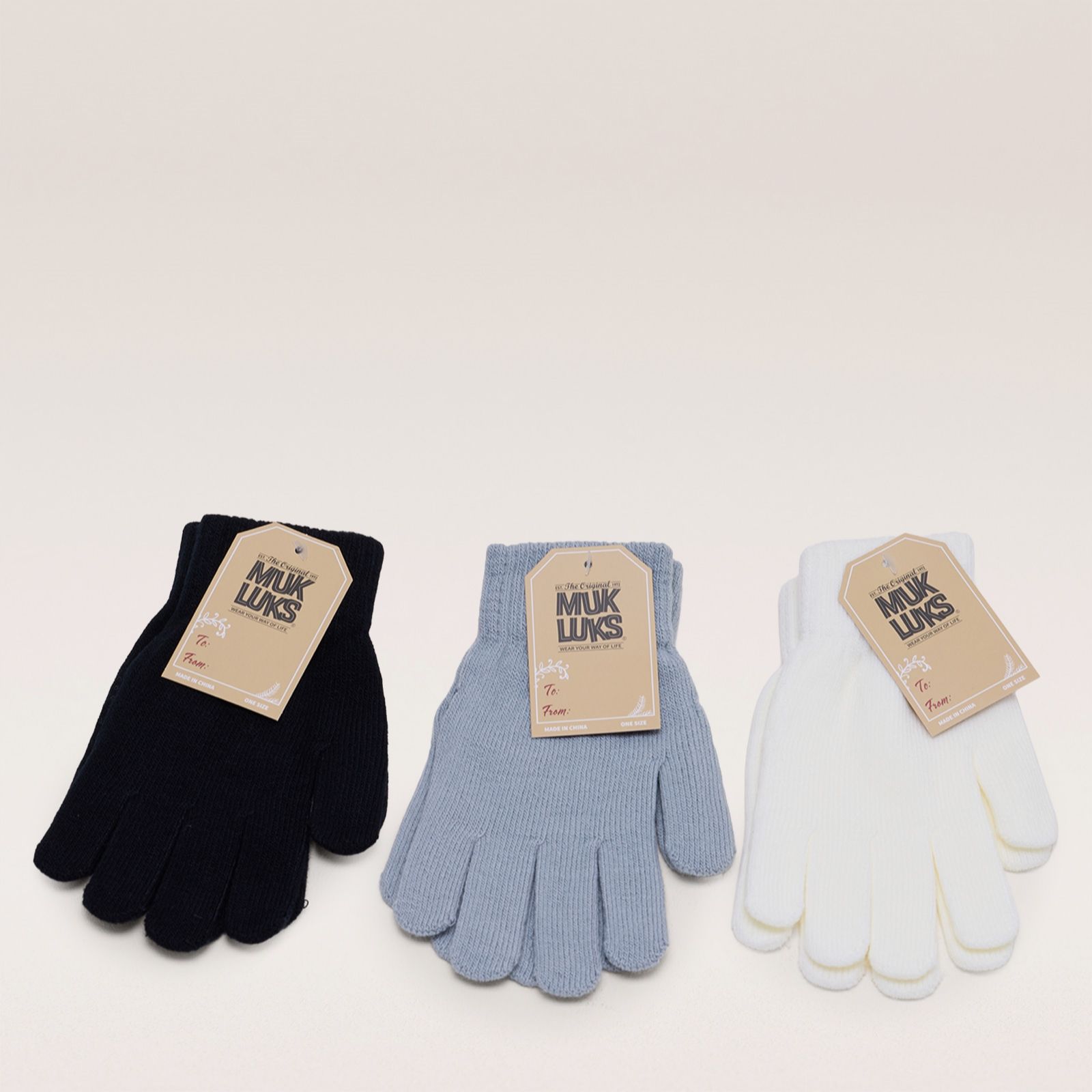 Muk Luks Pack of 3 Grip Gloves