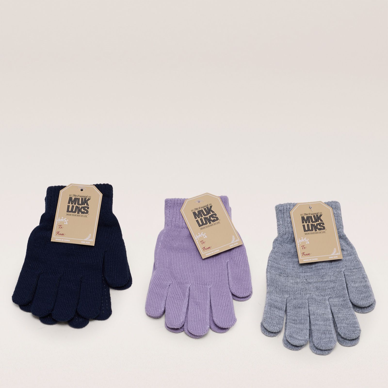 Muk Luks Pack of 3 Grip Gloves